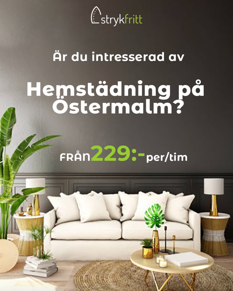 Flexibel Hemstädning Östermalm - Rent hem fr 229 kr/tim