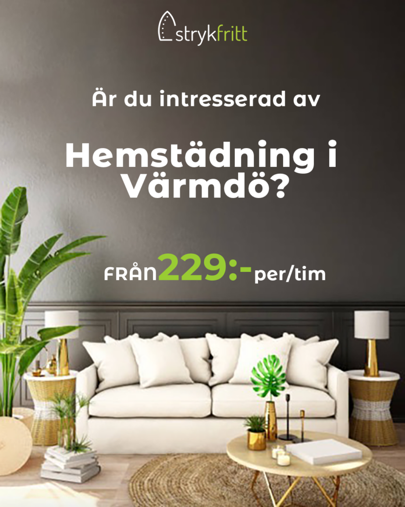 Hemstädning Värmdö – Ditt lokala städproffs. Från 229 kr/tim
