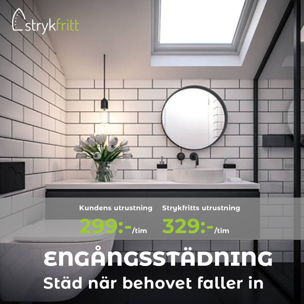 Engångsstädning i stockholm – enstaka städning när du behöver det